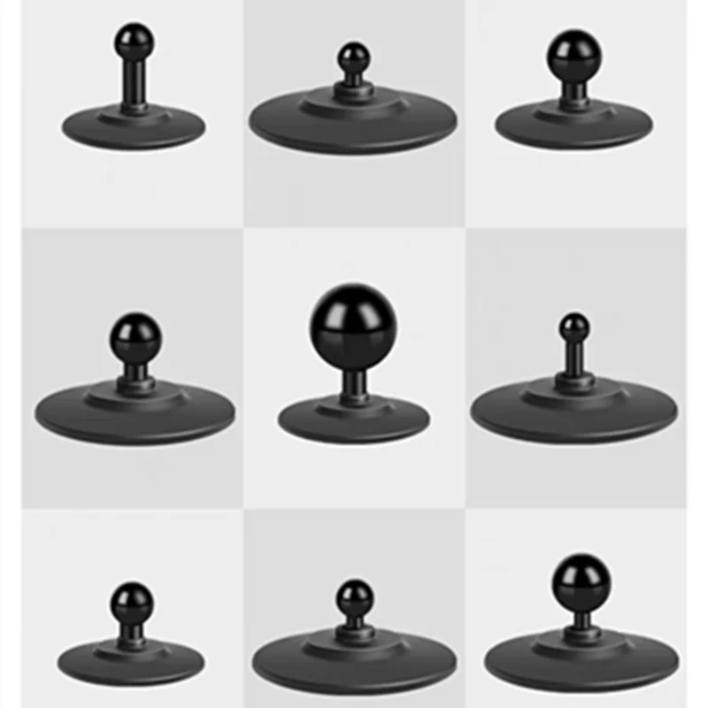 Ram Tablet Accessories - Rubber Mount Car Dashboard Round Plate