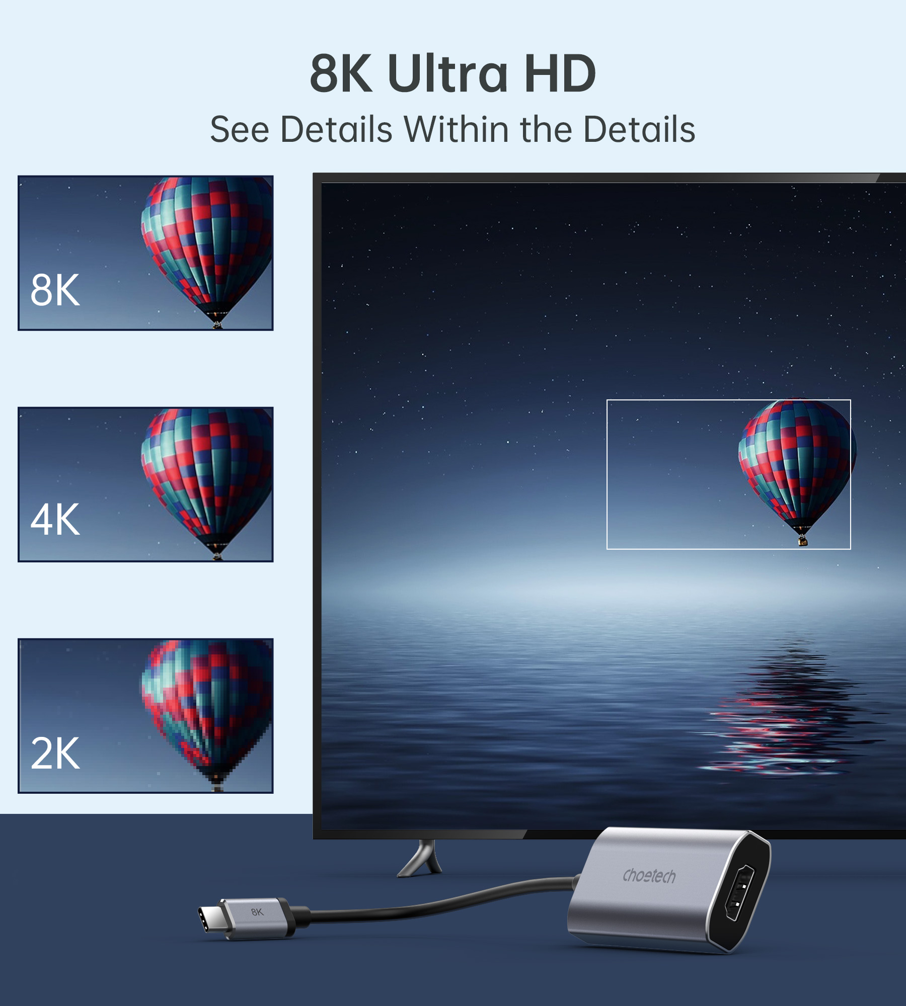 USB C to HDMI Adapter 8K, Thun - Hdmi Adapter Tablet recension och pris