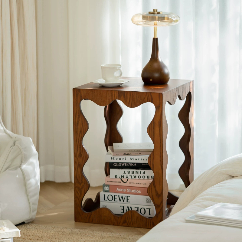 Low Wooden Unique Side Table A - Unique Table Accessories recension och pris