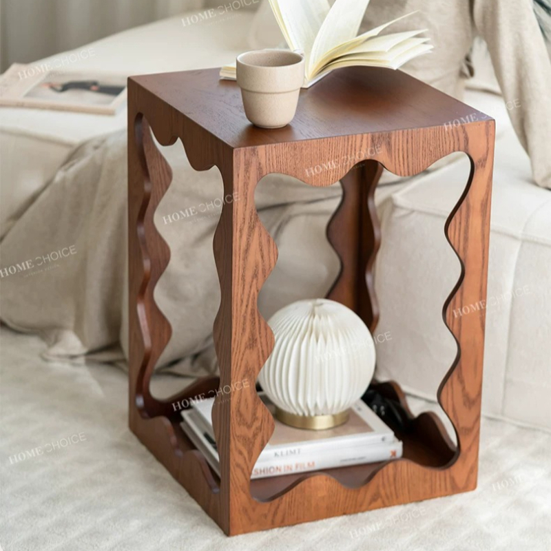 Low Wooden Unique Side Table A - Unique Table Accessories recension och pris