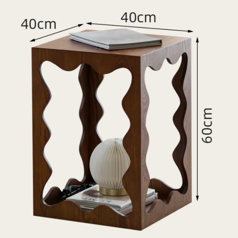 Low Wooden Unique Side Table A - Unique Table Accessories recension och pris