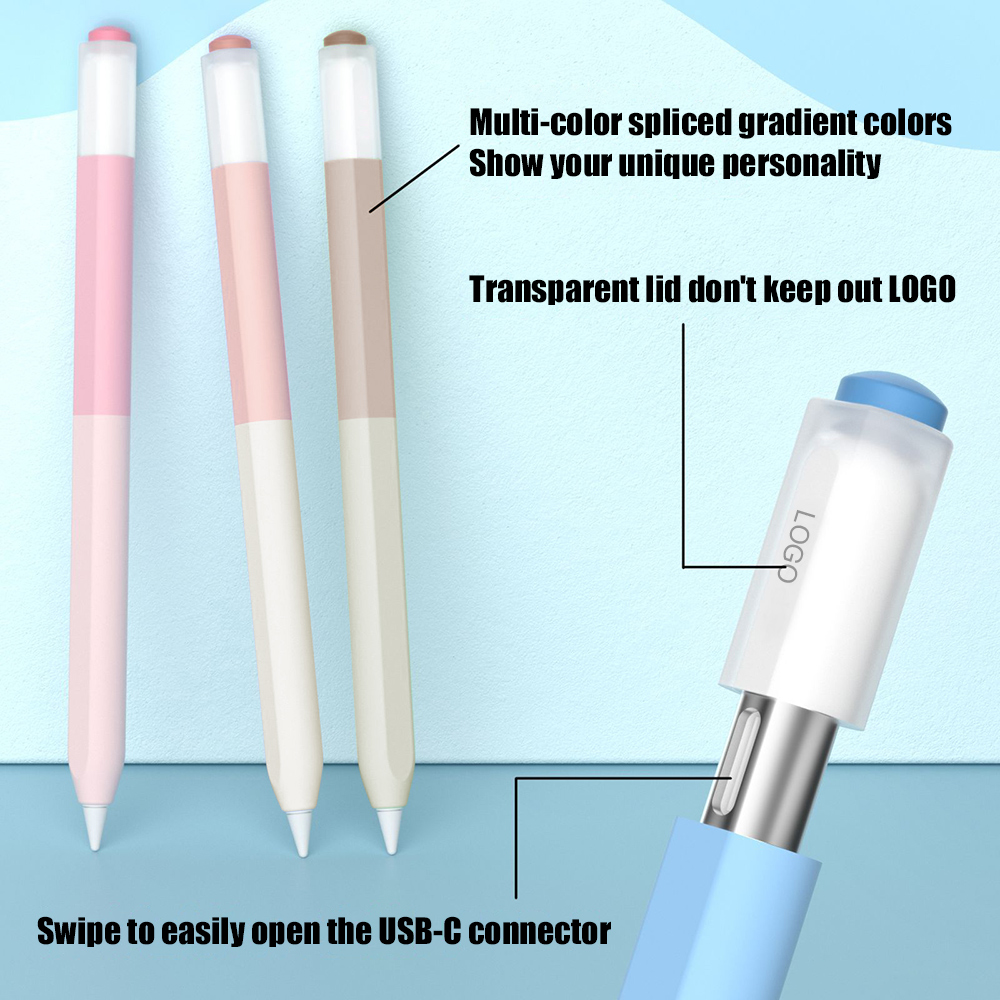 Color Splicing Silicone Pen Ca - Pen Tablet Accessories recension och pris