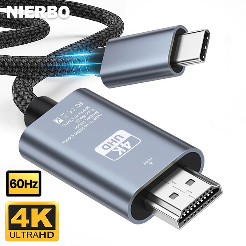 NIERBO USB C to HDMI Cable 6.6 - Hdmi Adapter Tablet recension och pris