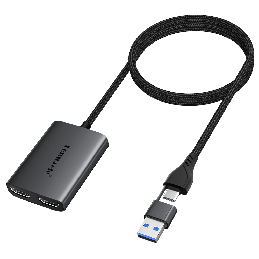 Lemorele Dual HDMI Adapter 4K  - Hdmi Adapter Tablet recension och pris