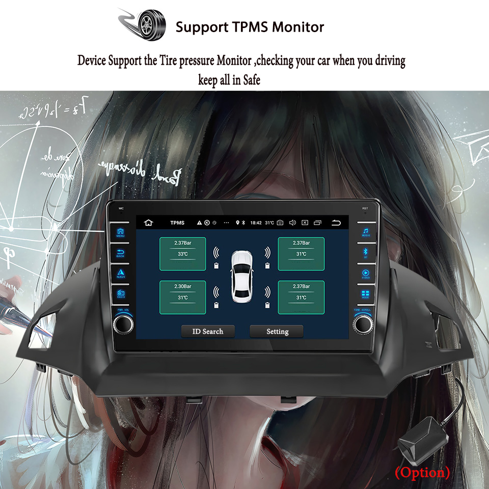 8G+128G Android 14 For Ford Ku - Tablet Danish Mobile & Accessories recension och pris