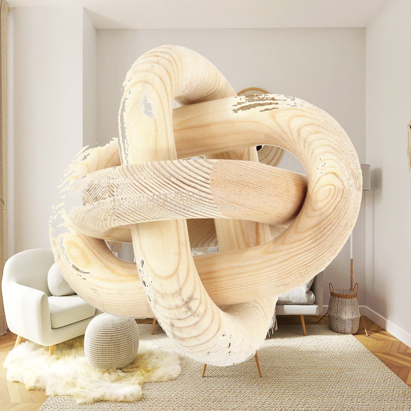 Wooden Chain Decoration, 3-lin - Unique Table Accessories recension och pris