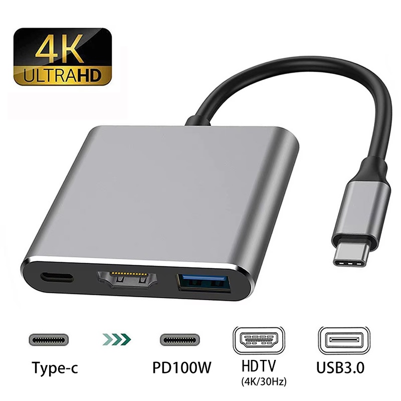 USB-C To HDMI-compatible 3 In  - Hdmi Adapter Tablet recension och pris
