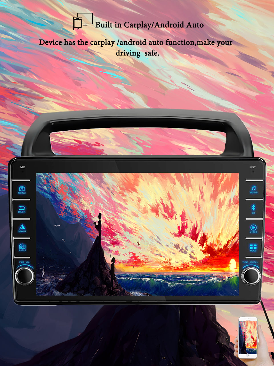 8G+128G Android 14 For Kia Car - Tablet Danish Mobile & Accessories recension och pris
