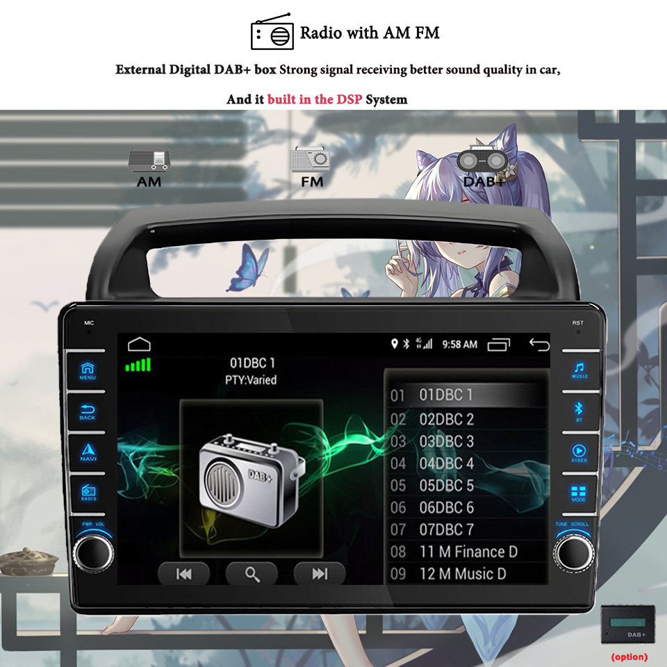 8G+128G Android 14 For Kia Car - Tablet Danish Mobile & Accessories recension och pris