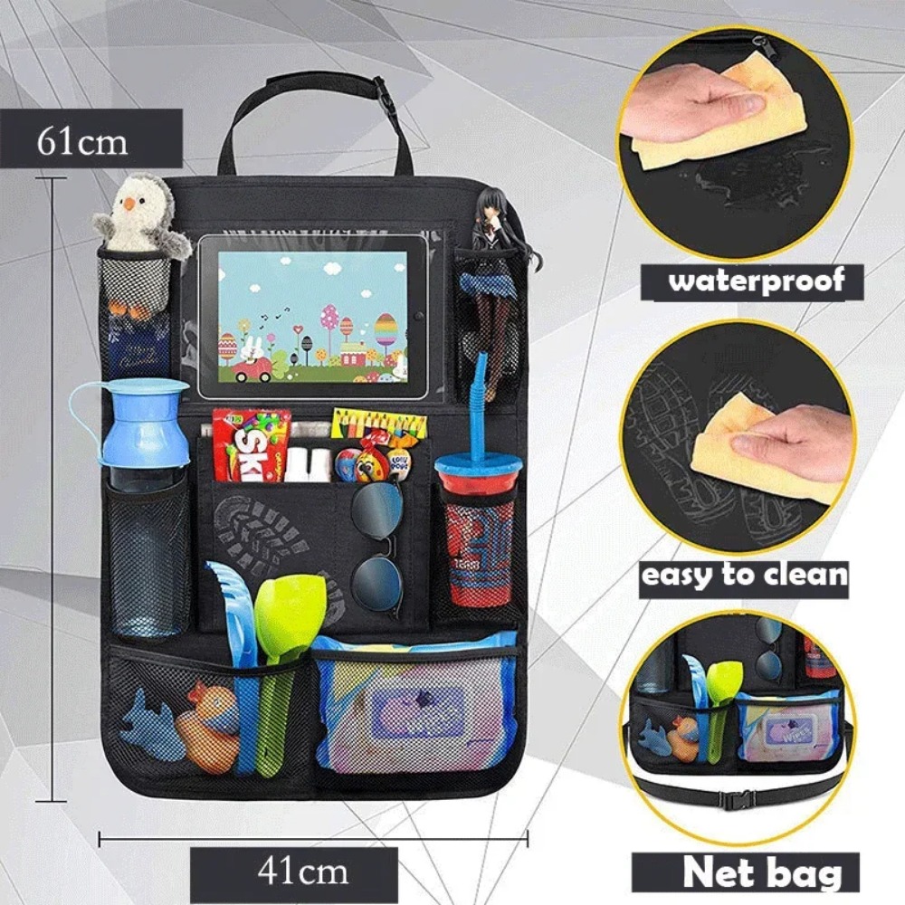 Car Seat Back Organizer 9 Stor - Pen Tablet Accessories recension och pris