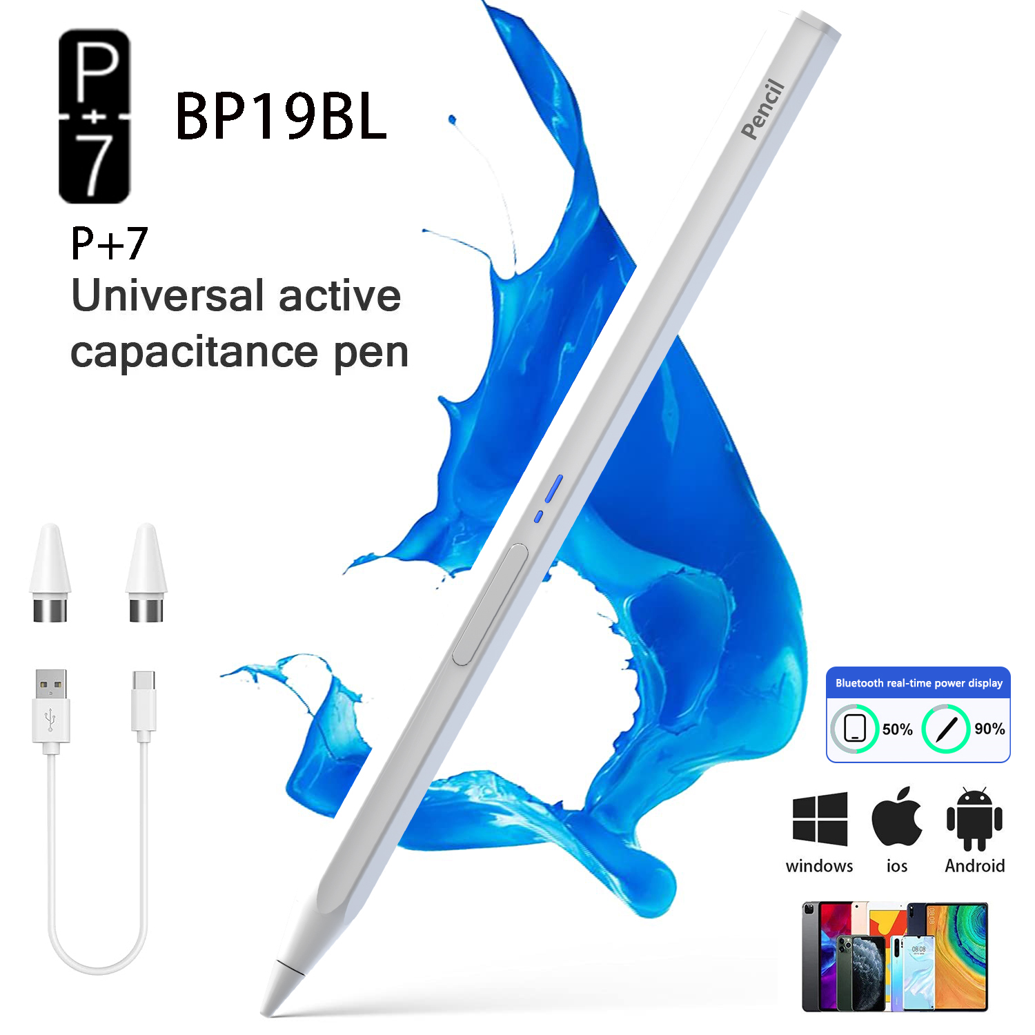 P+7 Universal Hexagonal Stylus - Pen Tablet Accessories recension och pris