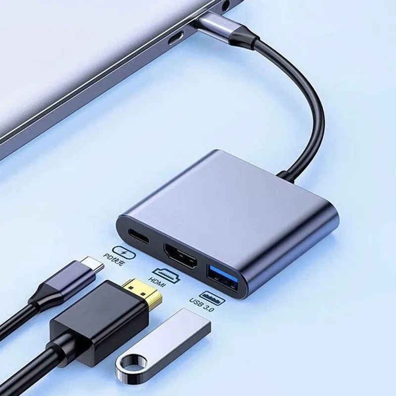 USB C HUB 3in1 Type C 3.0 to H - Hdmi Adapter Tablet recension och pris
