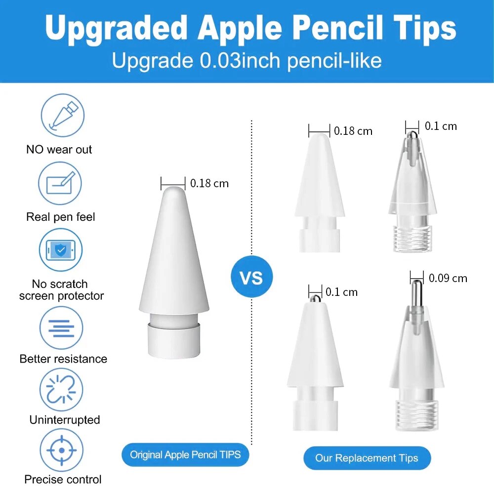 For Apple Pencil Pen Nib Penci - Pen Tablet Accessories recension och pris