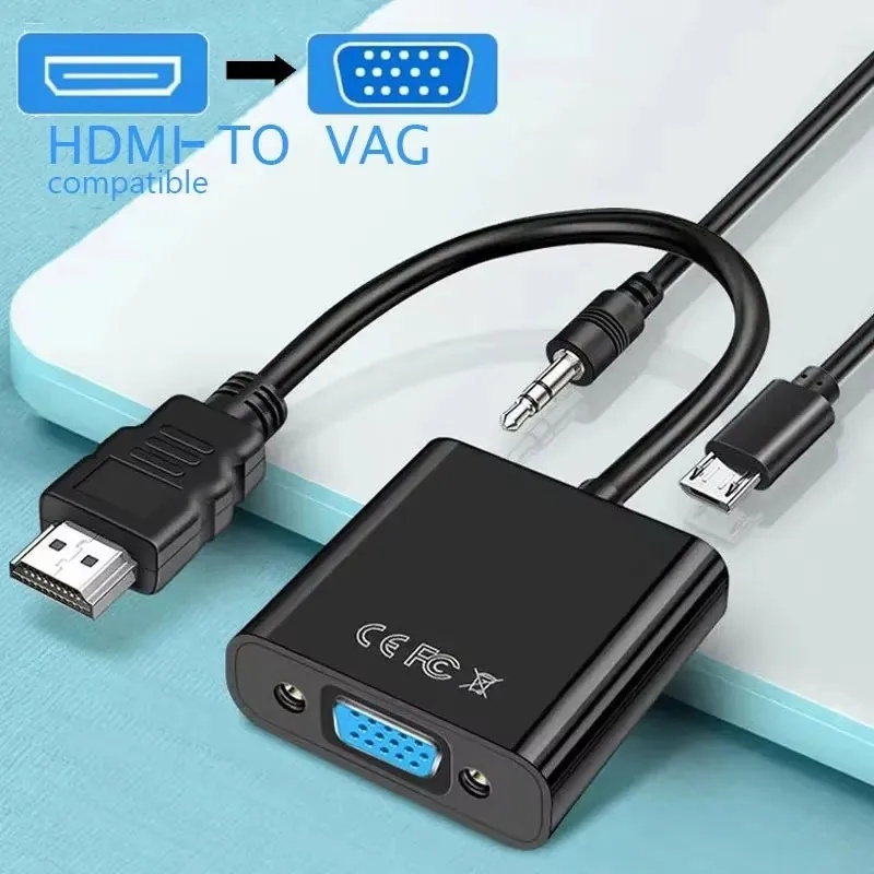 1-4sets HD 1080P HDMI To VGA C - Hdmi Adapter Tablet recension och pris
