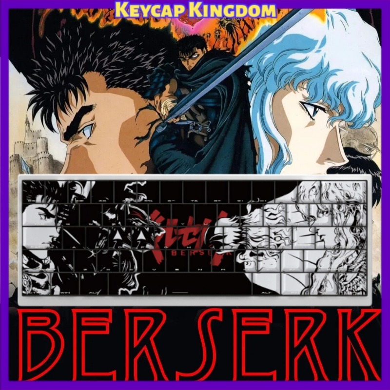 BERSERK Theme Anime Keycap 98  - Tablet Accessories Gifts recension och pris