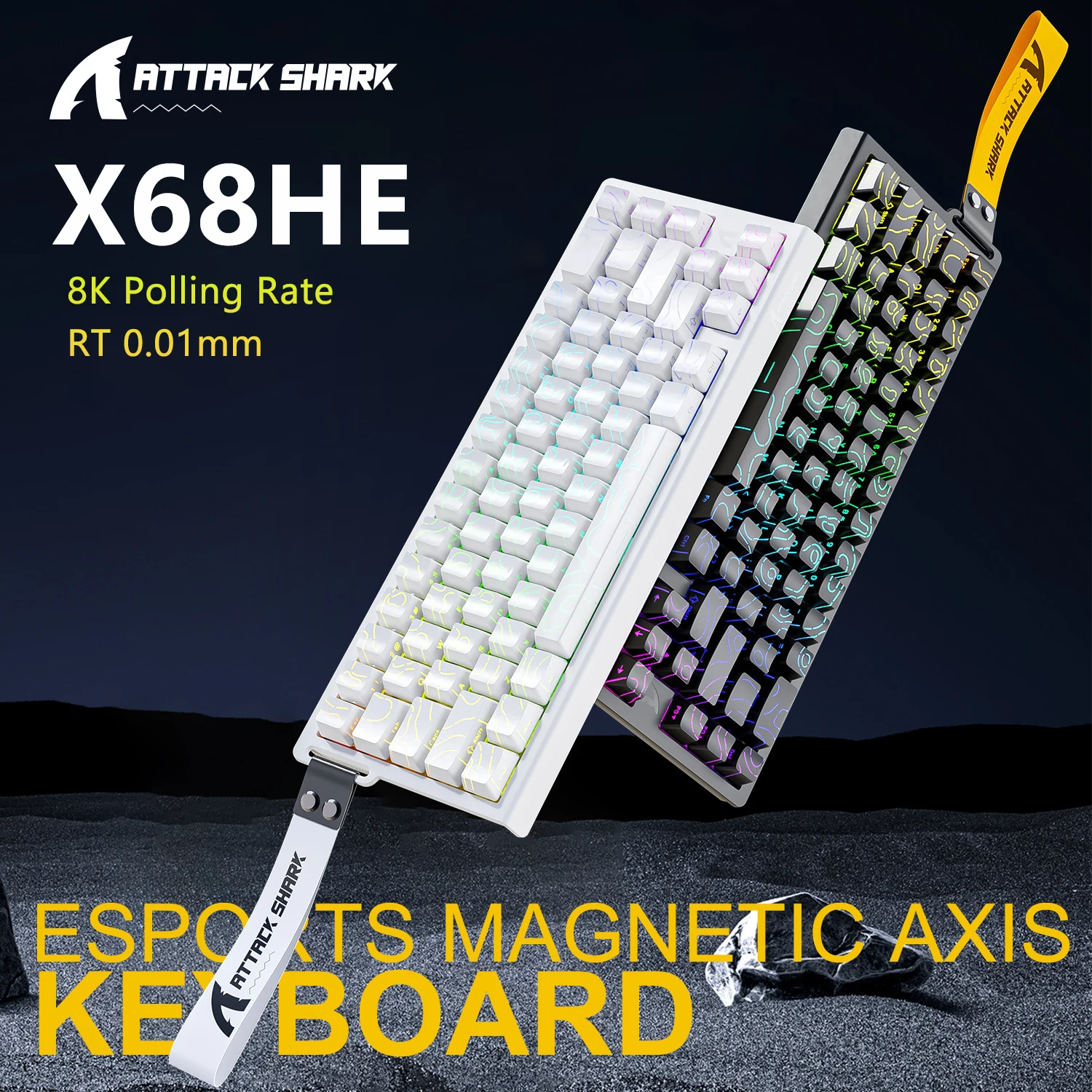 ATTACK SHARK X68HE Magnetic Me - Tablet Accessories Gifts recension och pris