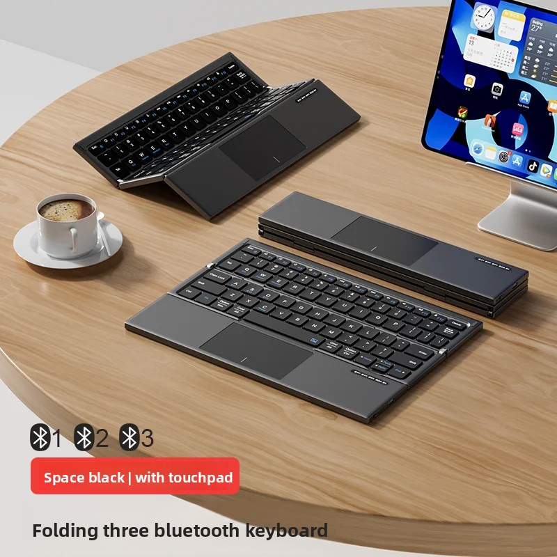 Tablet Keyboard Triple Fold wi - Tablet Accessories Gifts recension och pris