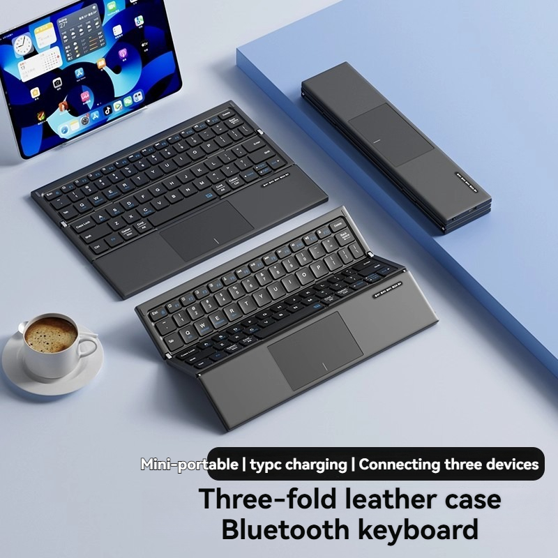 Tablet Keyboard Triple Fold wi - Tablet Accessories Gifts recension och pris