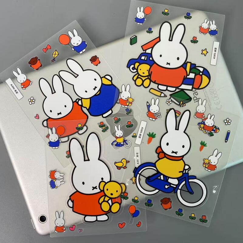 Cartoon Miffy 3D Stickers Cute - Tablet Accessories 3D Print recension och pris