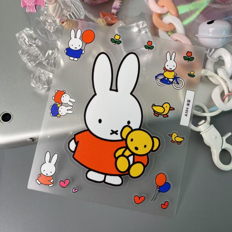 Cartoon Miffy 3D Stickers Cute - Tablet Accessories 3D Print recension och pris