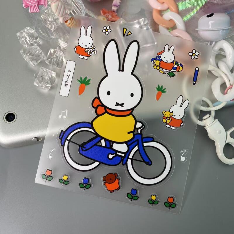 Cartoon Miffy 3D Stickers Cute - Tablet Accessories 3D Print recension och pris